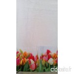 Drap de bain Taille 100 x 150 cm-Fleurs Flowers tulipe en impression numérique haute qualité photo de fleur Tulipe - B01GL6I9W2